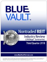 Icon of Nontraded REIT Review Q3 2018 - LifeStage Summaries