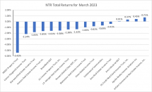 Icon of Chart II Continuous Offering NTRs Returns Thru March 2023
