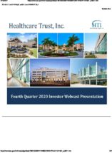 Icon of Healthcare Trust, Inc  PR 4