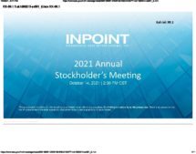 Icon of InPoint 2021 Annual Stockholder's Meeting Pdf
