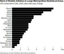 Icon of Rent Of Shelter In Large Metro Statistical Areas 2021 YOY Change