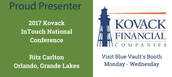 Blue Vault to Present at 2017 Kovack InTouch National Conference
